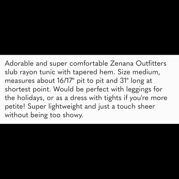 🌿 Zenana Outfitters Rayon Slub Tunic - Picture 2 of 4